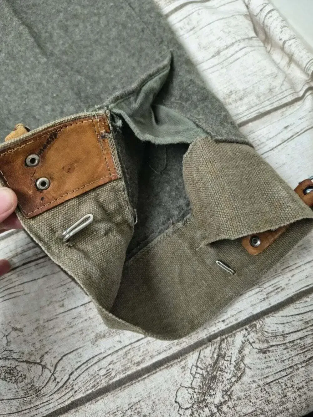 1953 True Vintage Swedish Crown Military Wool Army Cargo Pants 50s Trousers